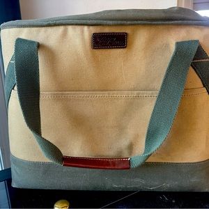 L.L. Bean Canvas Cooler Boat Tote